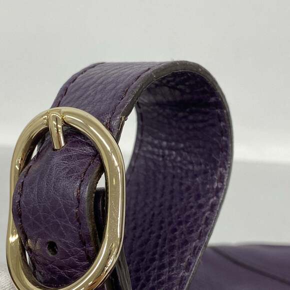 GUCCI Authentic Purple Leather Jackie Shoulder Bag - Picture 7 of 10